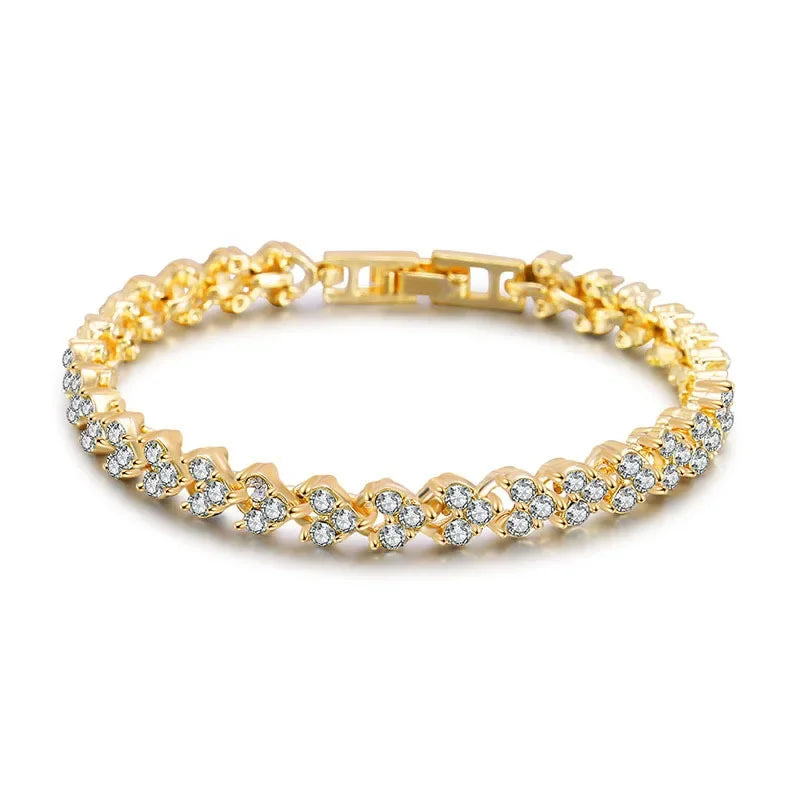 Luxury Roman Crystal Bracelet
