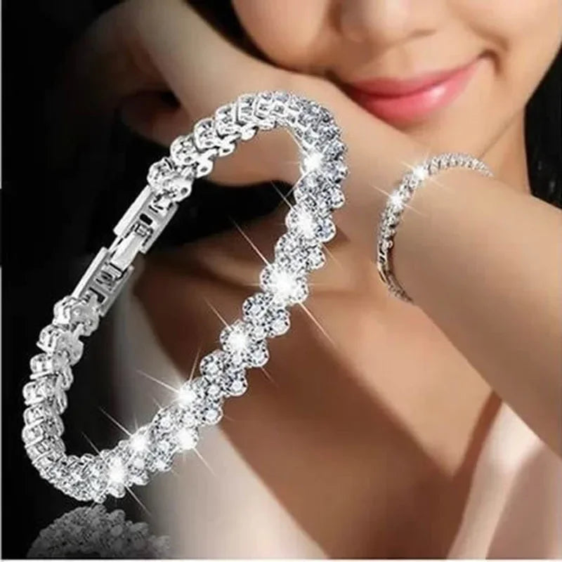 Luxury Roman Crystal Bracelet